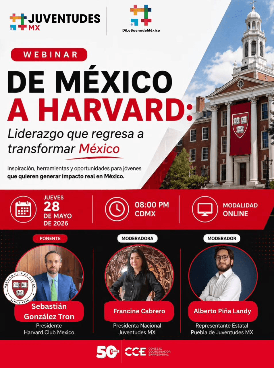 De México a Harvard: Liderazgo que regresa a transformar México
