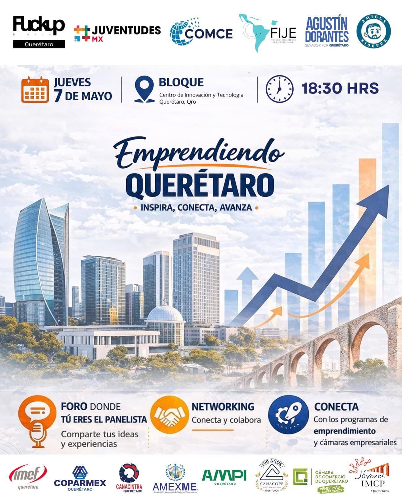 Emprendiendo Querétaro: Inspira, Conecta, Avanza